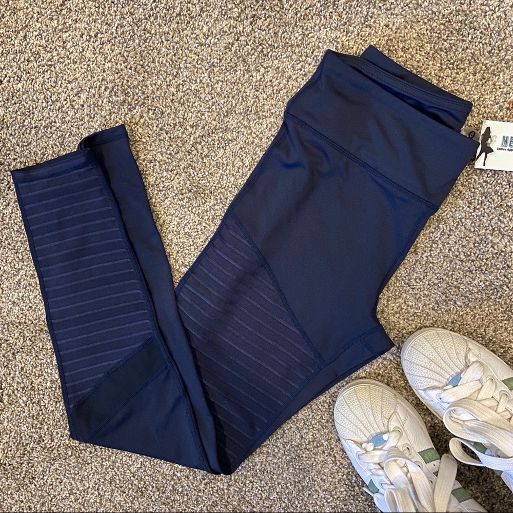Mono B moto athletic leggings Lulu style